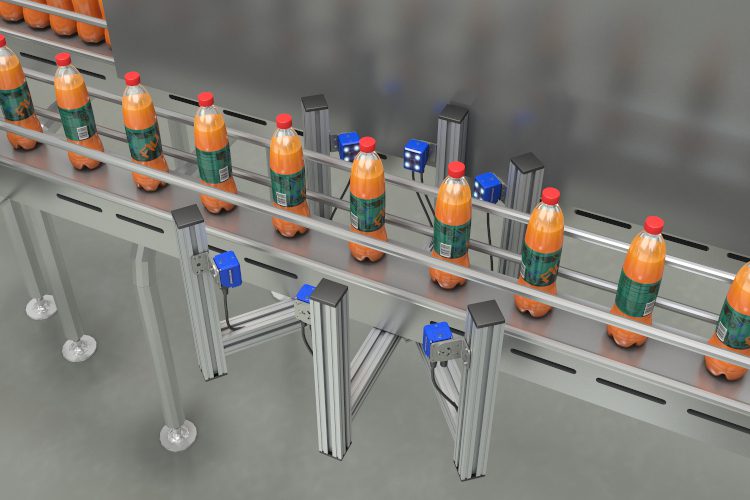 Leitor fixo Datalogic linha de produção